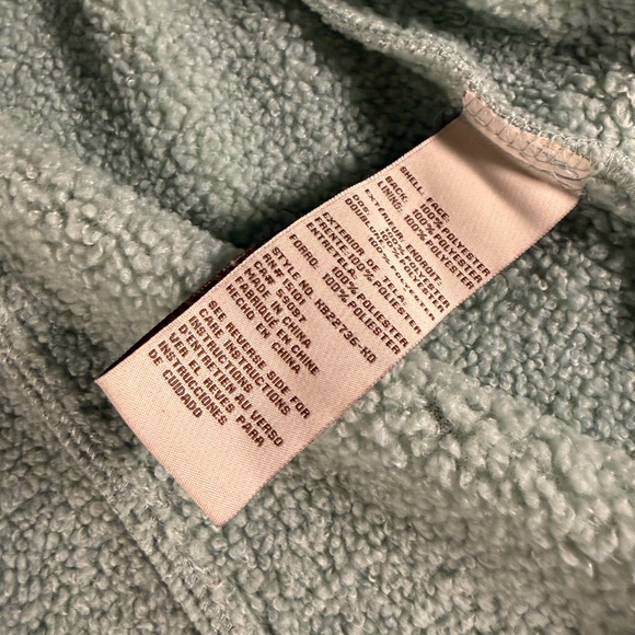 Koolaburra by UGG Bonded Fleece Jacket with Cinch Waist Silver Green Size Large - Picture 6 of 11